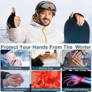Digital Display Heated Gloves