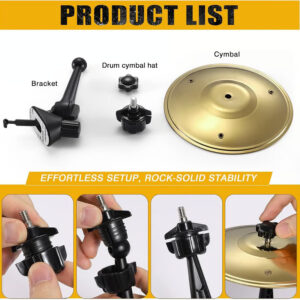 Mini Drum Cymbal for Car Vent