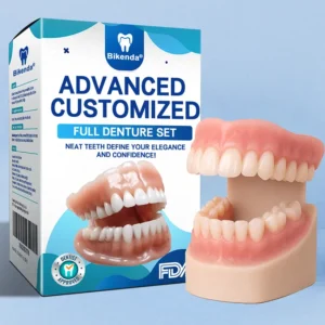 👧🏻🔆- 𝐏𝐫𝐞𝐦𝐢𝐮𝐦 𝐃𝐞𝐧𝐭𝐮𝐫𝐞- (✨Suitable for all mouth shapes, custom-made dentures for a perfect fit✨） - Image 2