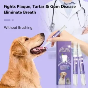 Pet Oral Repair Gel – Freshen Your Pet’s Breath & Improve Gum Health Fast!
