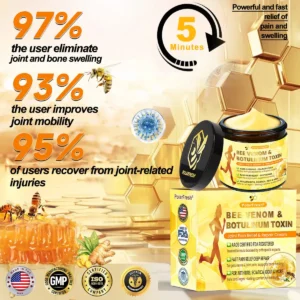 Bee Venom & Botulinum Toxin Joint Pain Relief & Repair Cream– Fast Relief & Joint Repair - Image 2