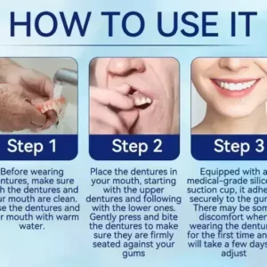 Adhesive teeth (upper and lower) - Image 4