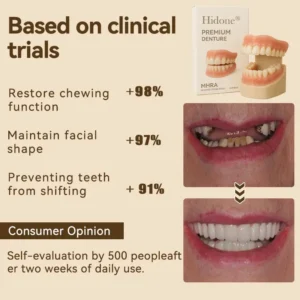 🐱‍🐉💦- 𝐏𝐫𝐞𝐦𝐢𝐮𝐦 𝐃𝐞𝐧𝐭𝐮𝐫𝐞- (✨Suitable for all mouth shapes, custom-made dentures for a perfect fit✨） - Image 4