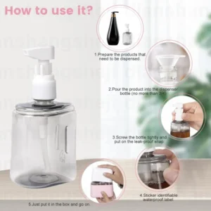 Mini Shampoo Dispenser Portable Travel Bottle Set - Image 6
