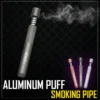 Aluminum Puff Smoking Pipe