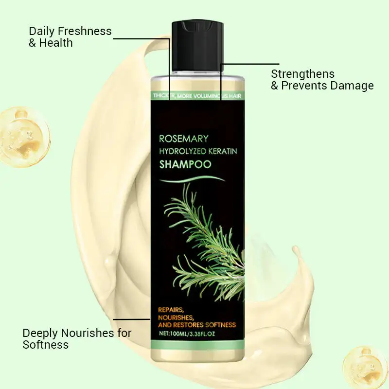 Rosemary Hydrolyzed Keratin Shampoo - Image 15