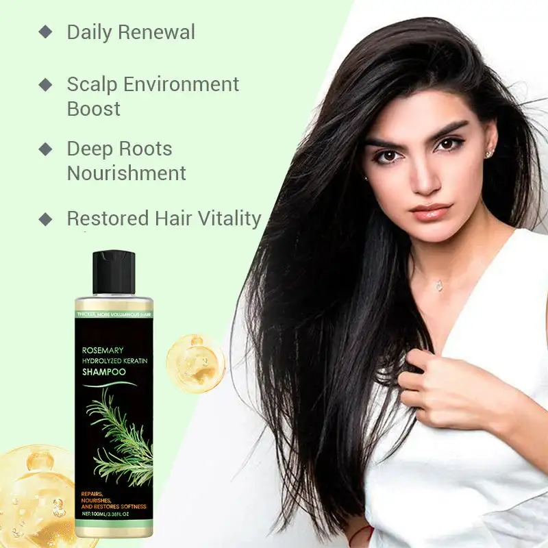 Rosemary Hydrolyzed Keratin Shampoo - Image 7
