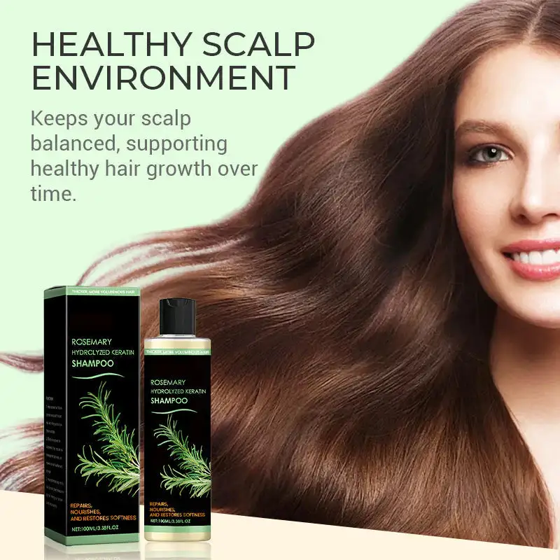 Rosemary Hydrolyzed Keratin Shampoo - Image 5