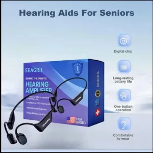 SEAGRIL Bone Conduction Smart Hearing Aid Bluetooth Earphones - Image 2