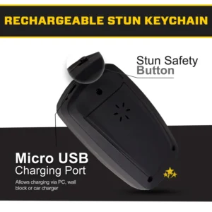 Flashlight & Alarm Car Keychain - Image 8