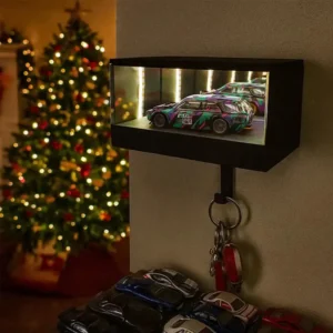 Infinity Mirror LED Garage Key Holder - Image 3