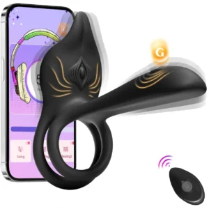 Enchanted Girl Luxe Smart Vibrating Ring – App-Controlled Pleasure for Couples 💫 - Image 11