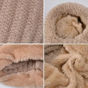 🧣 Women's Knit Beanie Hat Scarf Mask Set — Stay Warm & Stylish This Winter! ❄️ - Image 11