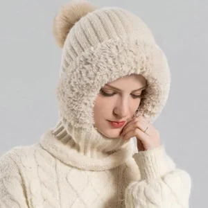 🧣 Women's Knit Beanie Hat Scarf Mask Set — Stay Warm & Stylish This Winter! ❄️ - Image 12