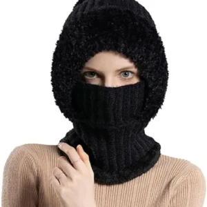 🧣 Women's Knit Beanie Hat Scarf Mask Set — Stay Warm & Stylish This Winter! ❄️ - Image 2