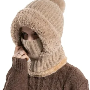🧣 Women's Knit Beanie Hat Scarf Mask Set — Stay Warm & Stylish This Winter! ❄️ - Image 5