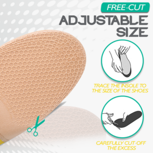 Free Cut Flat Foot Arch Support Insoles - Image 3