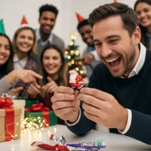Funny Santa Toothpaste Topper - Image 4