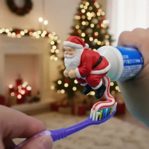 Funny Santa Toothpaste Topper - Image 7