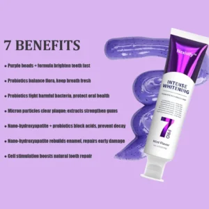 7 Pro Purple Whitening Toothpaste - Image 2