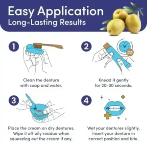Olive Oil Denture Adhesive Cream - Image 12