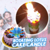 Rotating Lotus Surprise Candle
