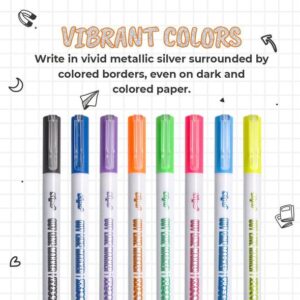 Metallic Outline Marker Set (8pcs Set) - Image 7