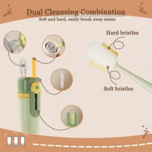 5-in-1 Baby Bottle Cleaning Brush Set - Image 6
