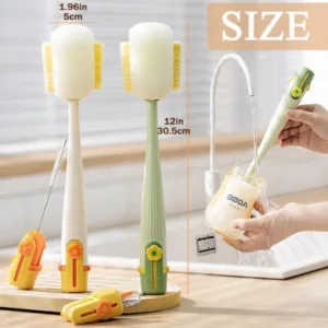 5-in-1 Baby Bottle Cleaning Brush Set - Image 7