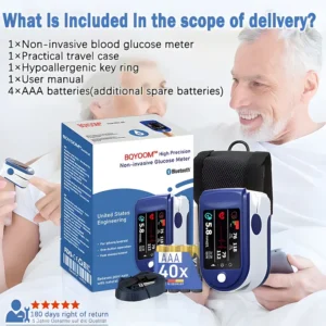 High Precision Non-Invasive Blood Glucose Meter👨‍⚕️ is clinically certified to be & 99.9% accurate - Image 3