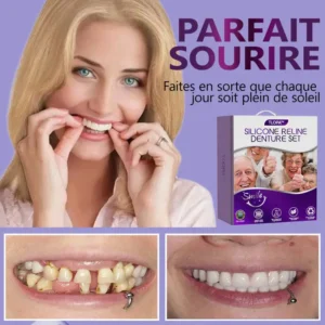 ✅Boutique officielle | Kit de prothèses dentaires en silicone 🧑🏼‍⚕️Recommandé par l'Association dentaire française (ADF) 👑👑 - Image 6