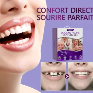 ✅Boutique officielle | Kit de prothèses dentaires en silicone 🧑🏼‍⚕️Recommandé par l'Association dentaire française (ADF) 👑👑 - Image 7