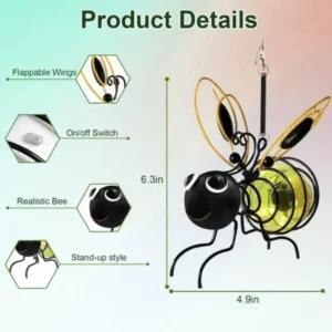 Outdoor Hanging Solar Bee Light - Image 6