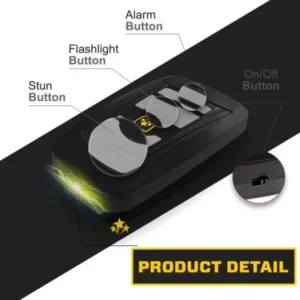 SEAGRIL V77 3in1 Stun & Flashlight & Alarm Car Keychain - Image 9
