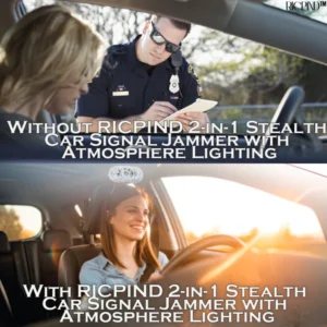 RICPIND 2-in-1 Stealth Car Signal Jammer with Atmosphere Lighting - Image 3