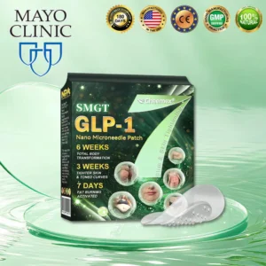 Mayo Clinic Recommended I Official Store | Nano Microneedle Patch with Collagen Peptides &Matrixyl 3000｜Solution-Obesity,Cardiovascular Diseas, Diabetes, Sleep Apnea, Joint Problems and More｜7-Day Results｜Needle-Free Applicationwith