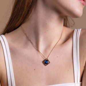 Astral Tetrad Necklace in Rose Gold