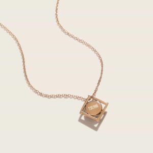Astral Tetrad Necklace in Rose Gold - Image 3