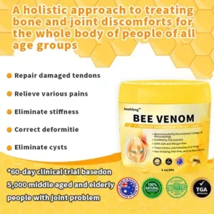 Bee Venom Advanced Joint and Bone Therapy Cream - Image 4