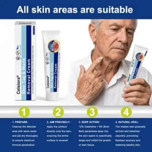Targeted Skin Tag & Wart Removal Cream – Time-Released Phyto-Exfoliant (12% Celandine ) & Bio-Active Terpene Viral-Inhibitor (8% Thuja) - Image 2