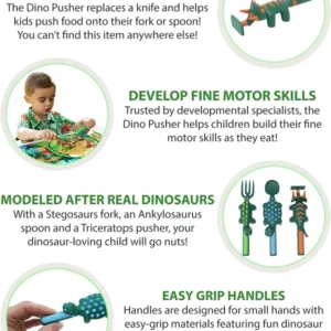 Creatively Kids Dino Dining Tool Set - Image 8
