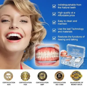 Ends Today: 75% OFF! Full Denture with Strong Suctiond Custom-Fit Full Functional Dentures🦷 - Image 3
