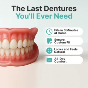 Ends Today: 75% OFF! Full Denture with Strong Suctiond Custom-Fit Full Functional Dentures🦷 - Image 7