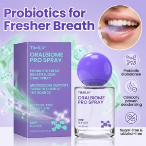 ✨FRESH-BREATH UPGRADE FOR DAILY USE 💜 OralBiome Pro Spray 🦷 Probiotic Support for Fresh Breath, Gum Comfort & Oral Balance ✨ - Image 2