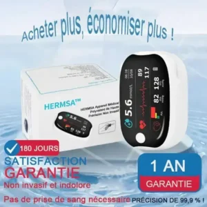 HERMSA High Precision Non-Invasive Multi-Purpose  Device (For Monitoring Blood Glucose, Blood Oxygen and Blood Pressure)