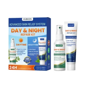 Psoriasis Day & Night Repair System - 100% Steroid-Free Relief Duo for Plaques, Scaling & Itch