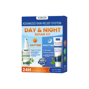 Psoriasis Day & Night Repair System - 100% Steroid-Free Relief Duo for Plaques, Scaling & Itch - Image 8