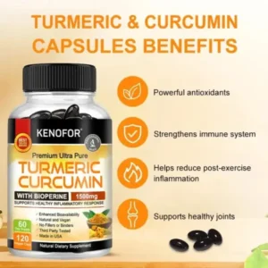 Kenofor Curcumin Antioxidant Capsules - Image 5