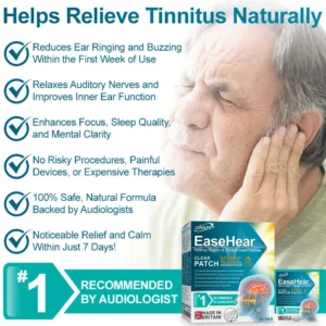 EaseHear Instant Hearing Support & Tinnitus Relief Patches - Image 4