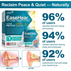 EaseHear Instant Hearing Support & Tinnitus Relief Patches - Image 3